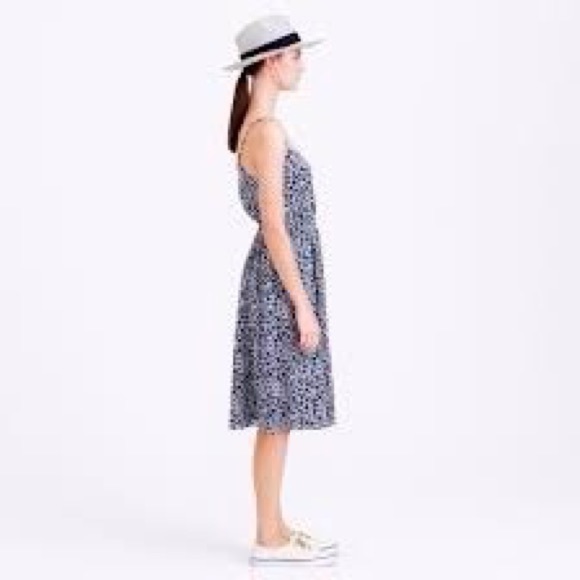J. Crew Blue Floral Sun Dress - Picture 3 of 6
